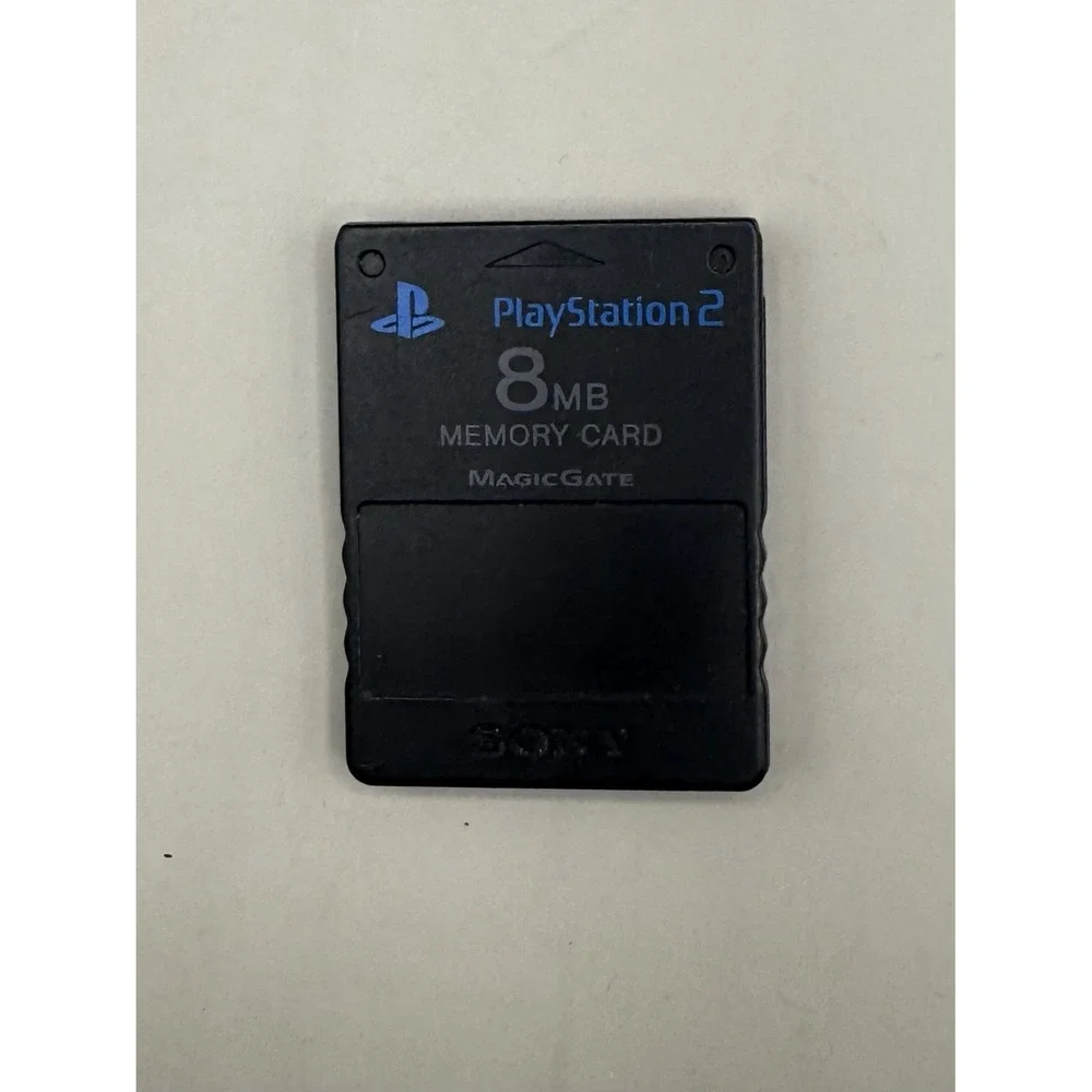 Sony OEM Genuine Playstation  PS1,‎ PS2 Black Memory Card SCPH-10020